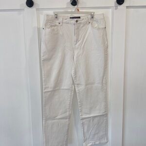 GLORIA VANDERBILT Amanda white jeans